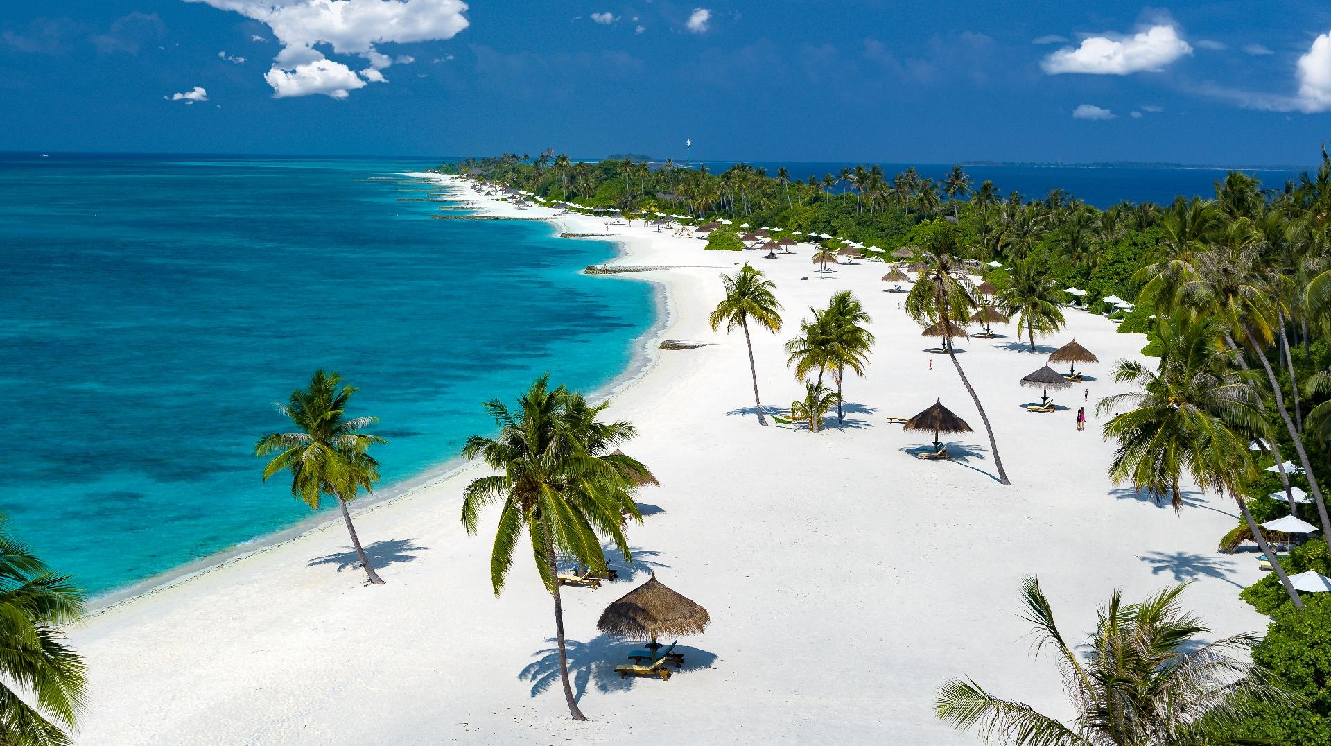Vista aérea playa Atmosphere Kanifushi