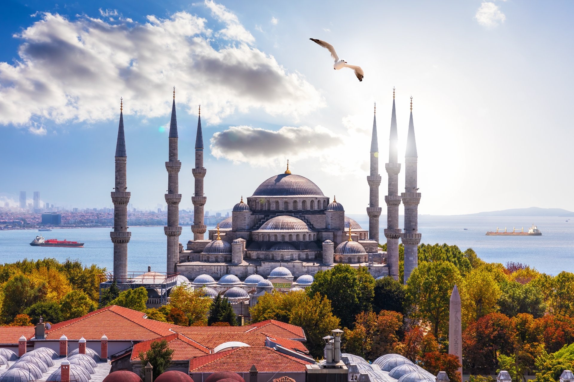 Magnífica Mezquita Sultan Ahmet en Estambul
