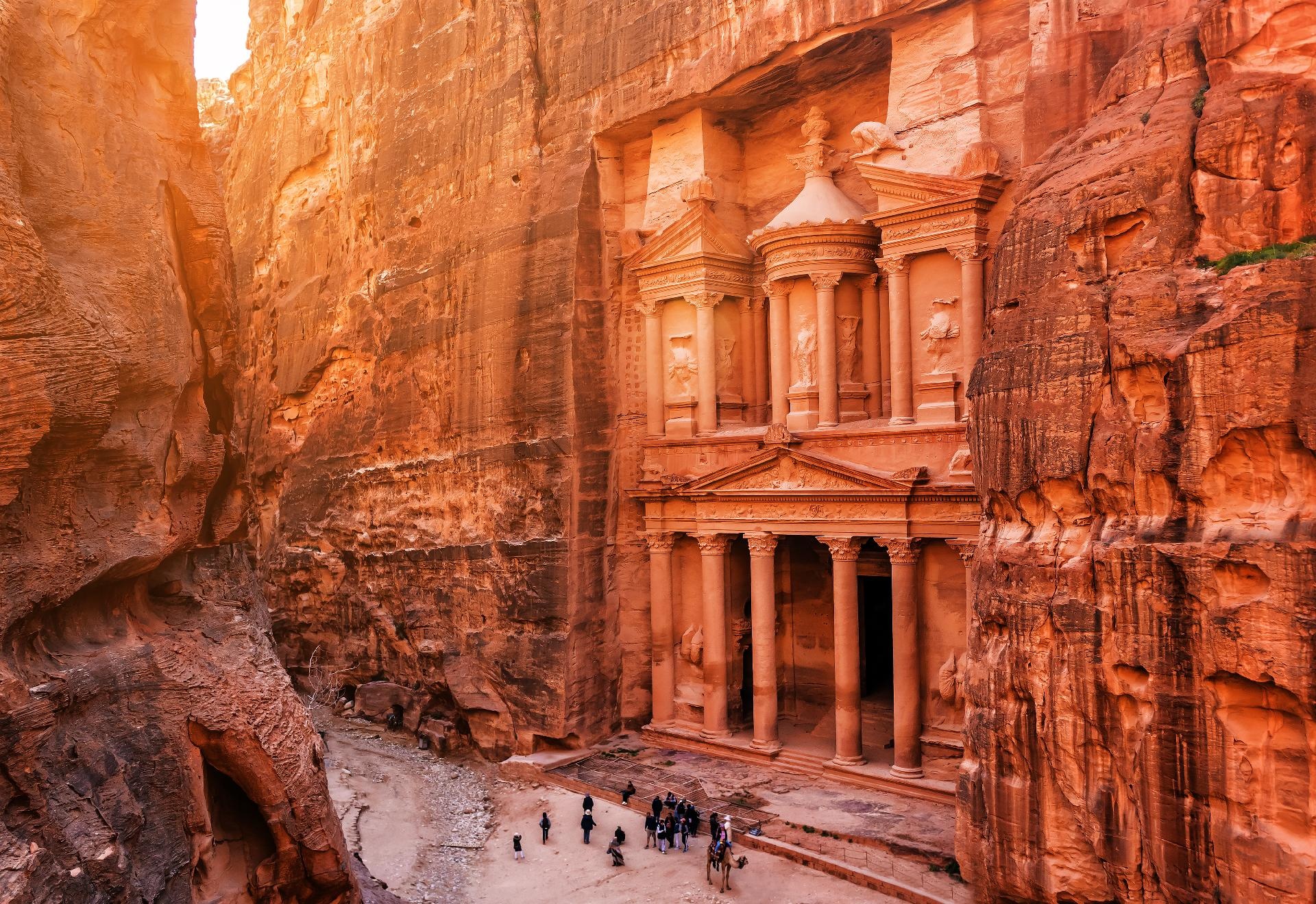 Panorámica de Petra Jordania