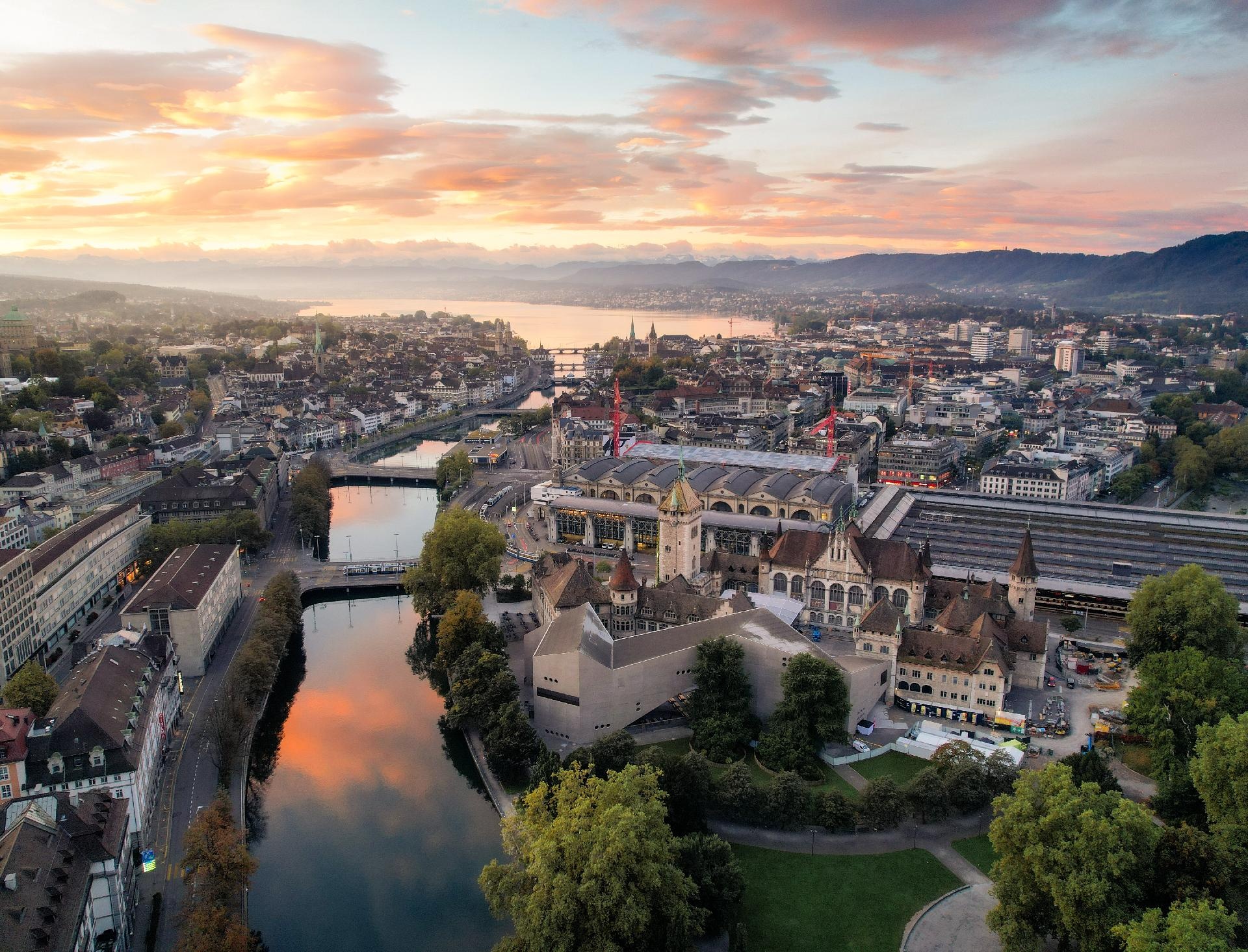 Panorámica Zúrich Suiza