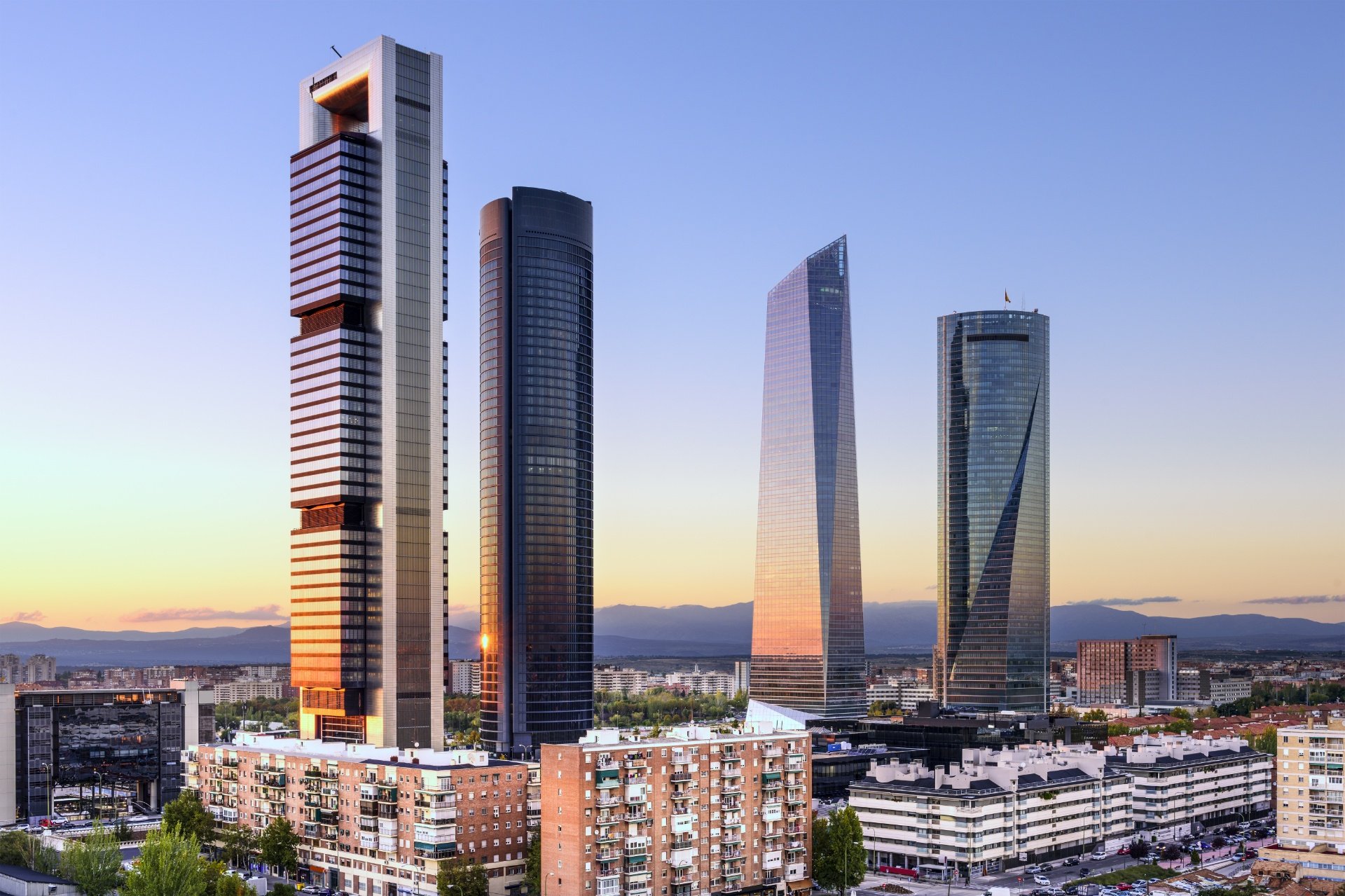 rascacielos en Madrid