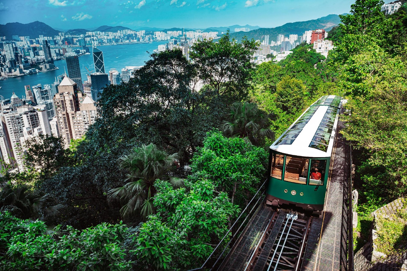 Tranvía turístico en Hong Kong