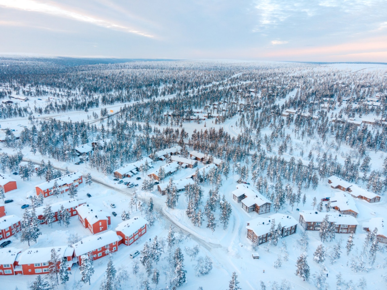 finlandia-laponia-rovaniemi-santa-claus-pueblo-vista-aerea finlandia-laponia-rovaniemi-santa-claus-pueblo-vista-aerea