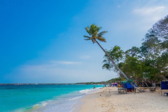 Colombia, Isla de Barú, caribe, playa de arena blanca