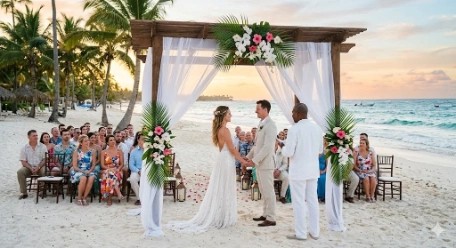 Boda en la playa en Punta Cana