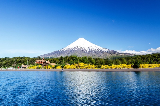 Chile, Puerto Varas, volcán Osorno Llanquihue, lago parque nacional
