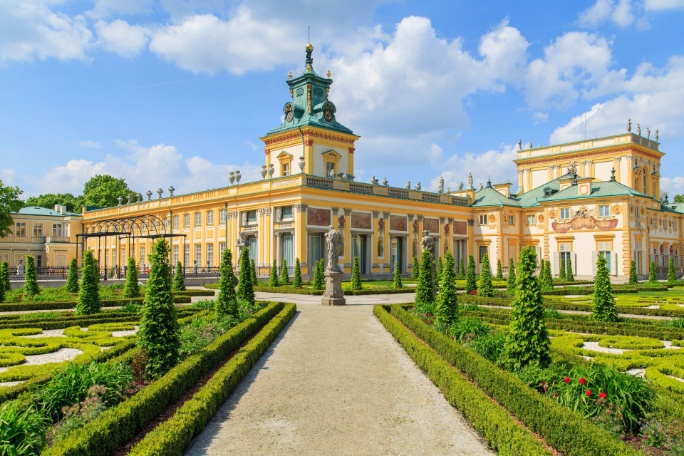 fachada-palacio-real-wilanow-varsovia