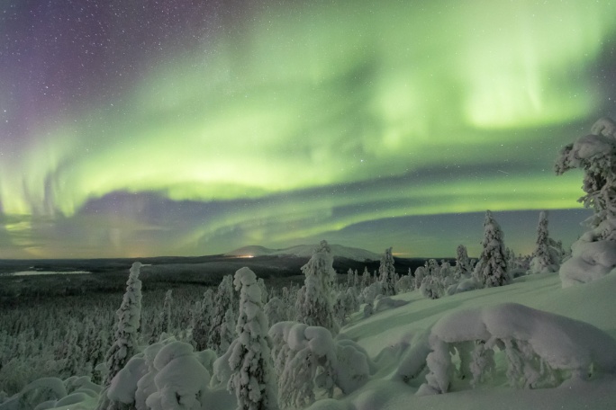 Aurora boreal Laponia
