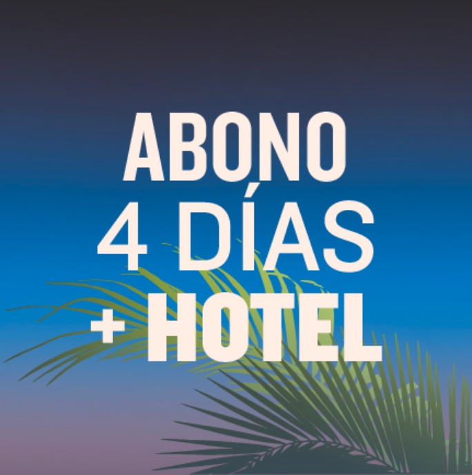 Mad Cool - Madrid - del 8 al 11 julio. Hotel + Entrada