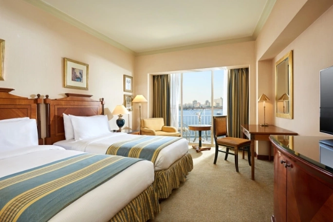 habitación doble en el hotel Grand Nile Tower de El Cairo Egipto