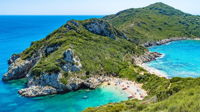 viajar a corfu. viajes a grecia. vacaciones y rutas por islas griegas, europa