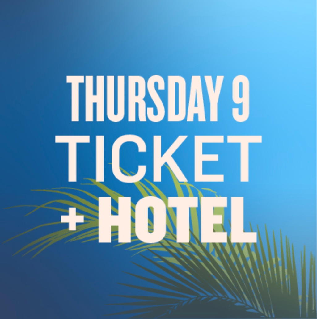 Mad Cool Festival - ​Madrid​ - ​​​Thursday, 09 July 2026​ ​​. Hotel + Ticket