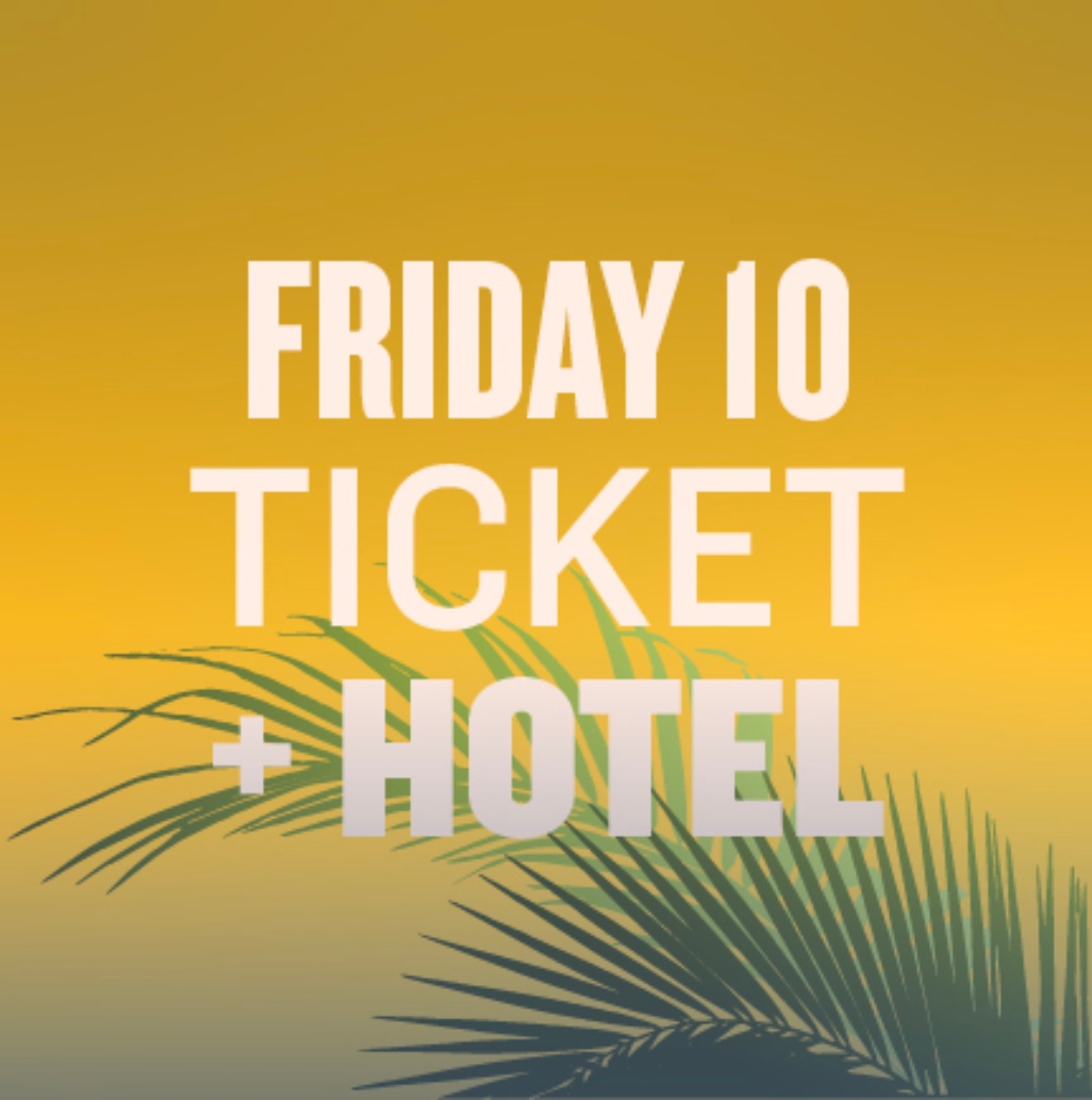 Mad Cool Festival - ​Madrid​ - ​​​Friday, 10 July 2026​​​. Hotel + Ticket
