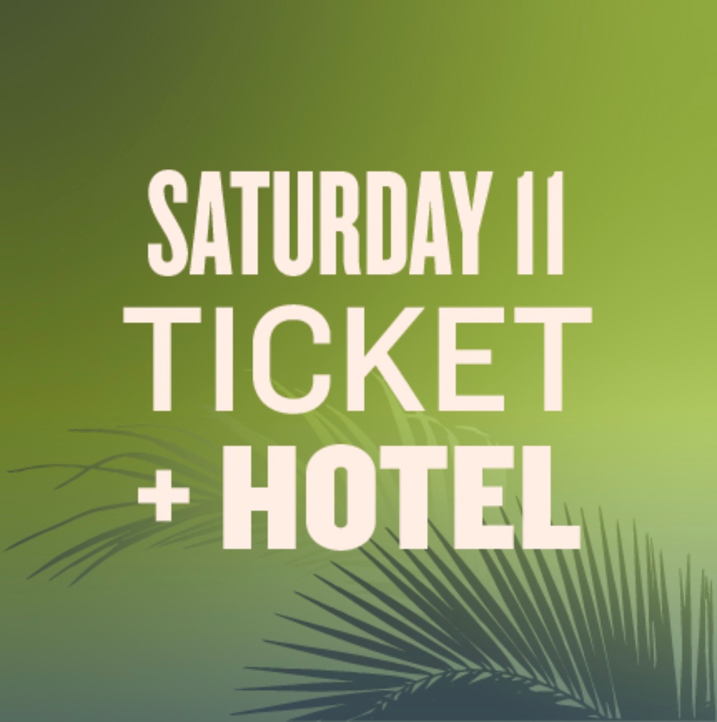 Mad Cool Festival - ​Madrid​ - ​​​Saturday, 11 July 2026​​​. Hotel + Ticket