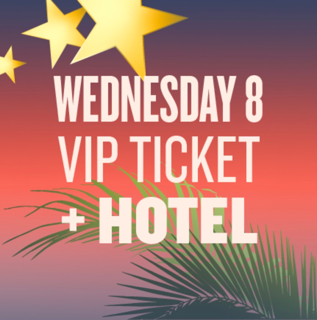 Mad Cool Festival - ​Madrid​ - ​Wednesday, 8 July 2026​​. Hotel + Ticket VIP