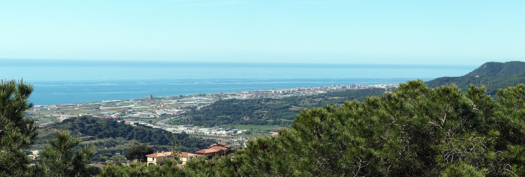 playa mar maresme cataluña españa mataro monte