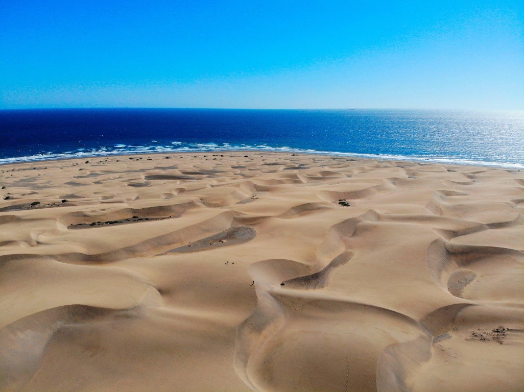 Dunas Playa de Maspalomas en Gran Canaria Islas Canarias