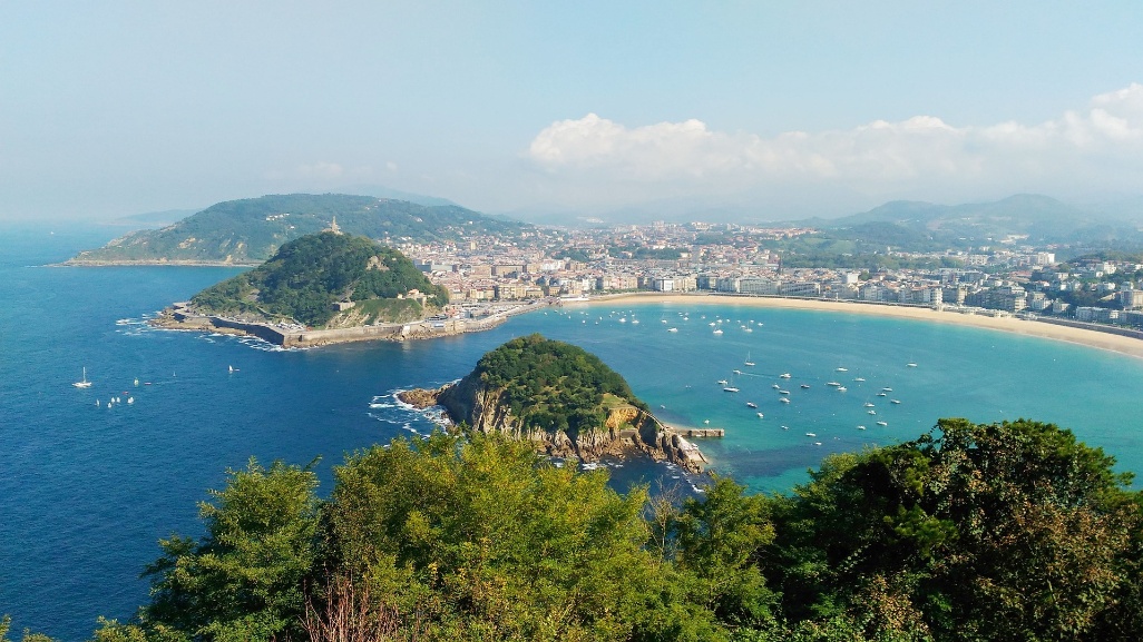 San sebastian playa pais vasco españa
