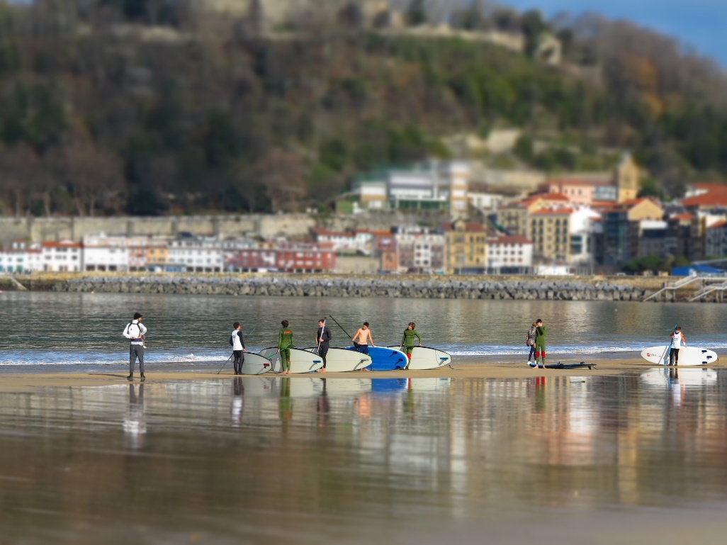 playa deporte san sebastian pais vasco