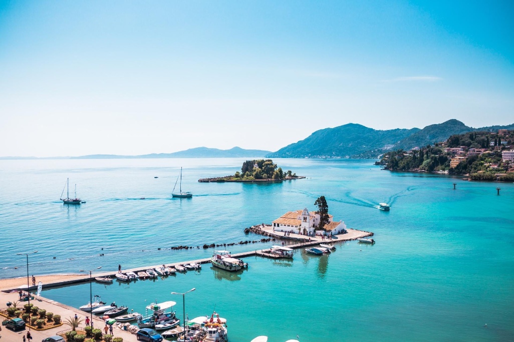 corfu grecia playa