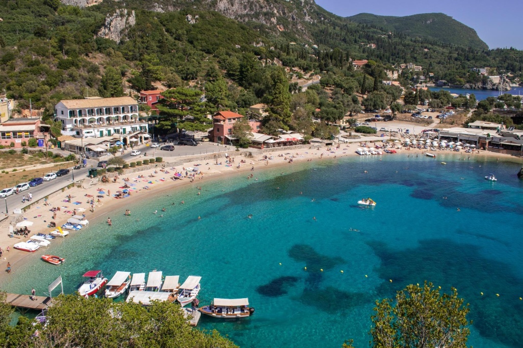 corfu grecia playa