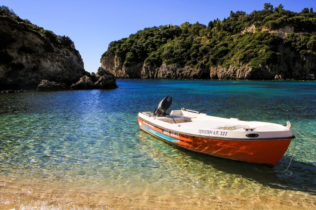 corfu grecia playa