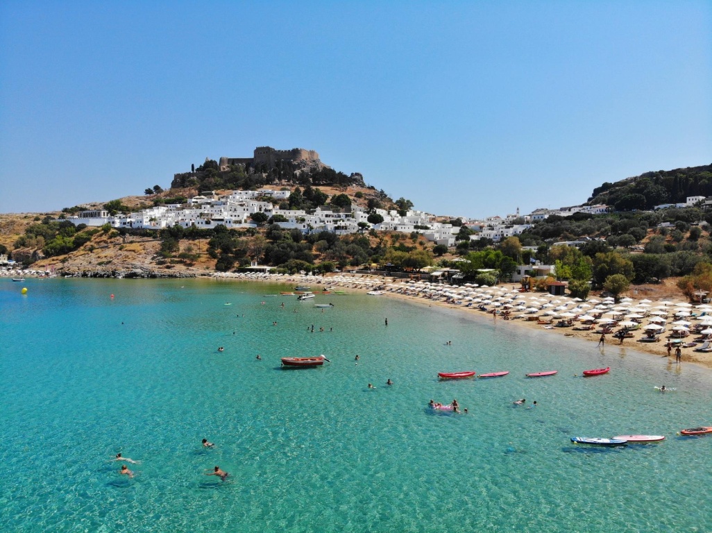 rodas grecia playa