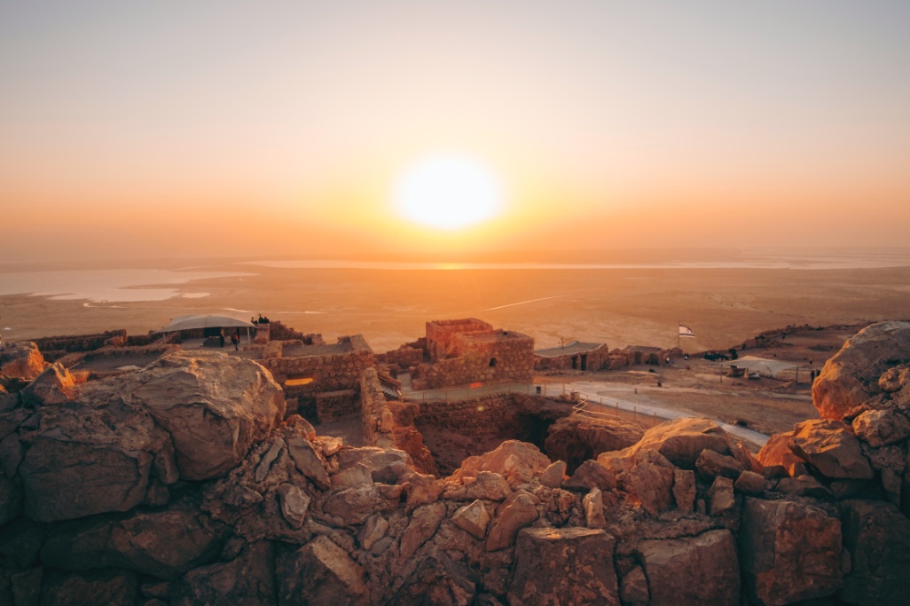 panorámica masada israel