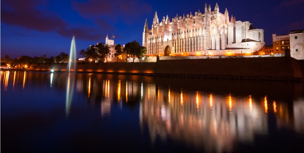 mallorca ocio cultura que ver noche catedral
