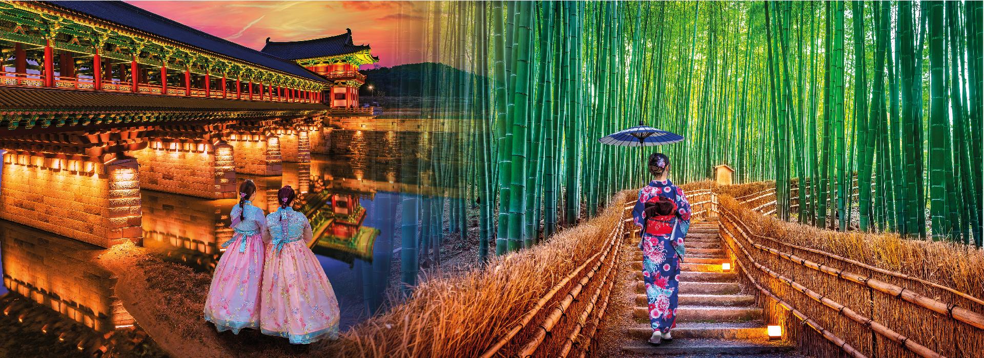COLORES DE COREA Y JAPÓN