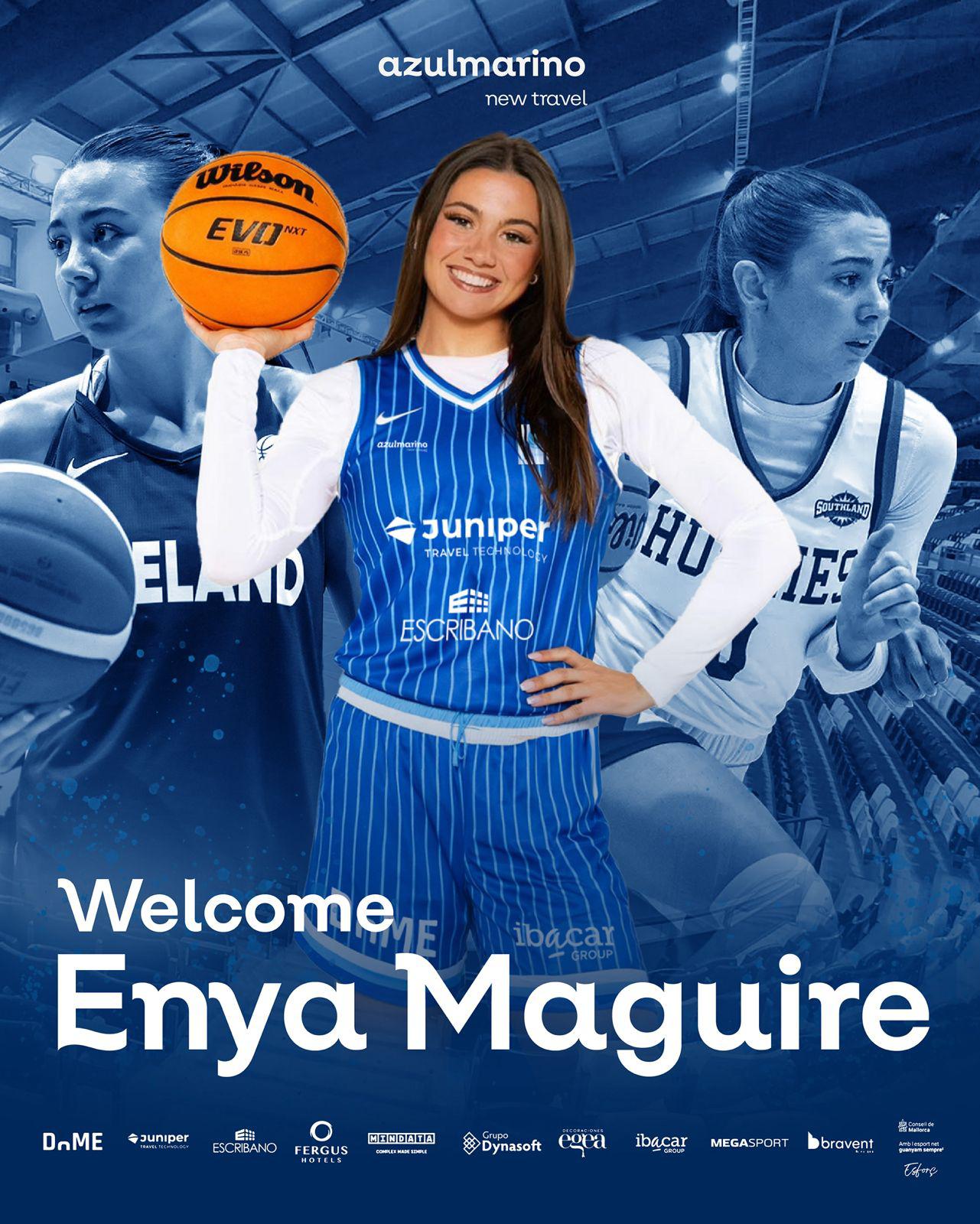 Enya Maguire llega a Azulmarino para completar el camino