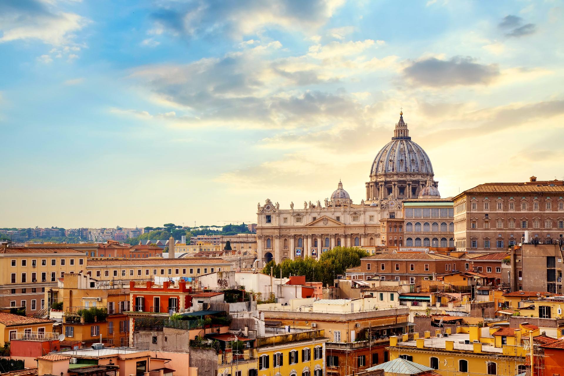 Vistas del vaticano en Roma