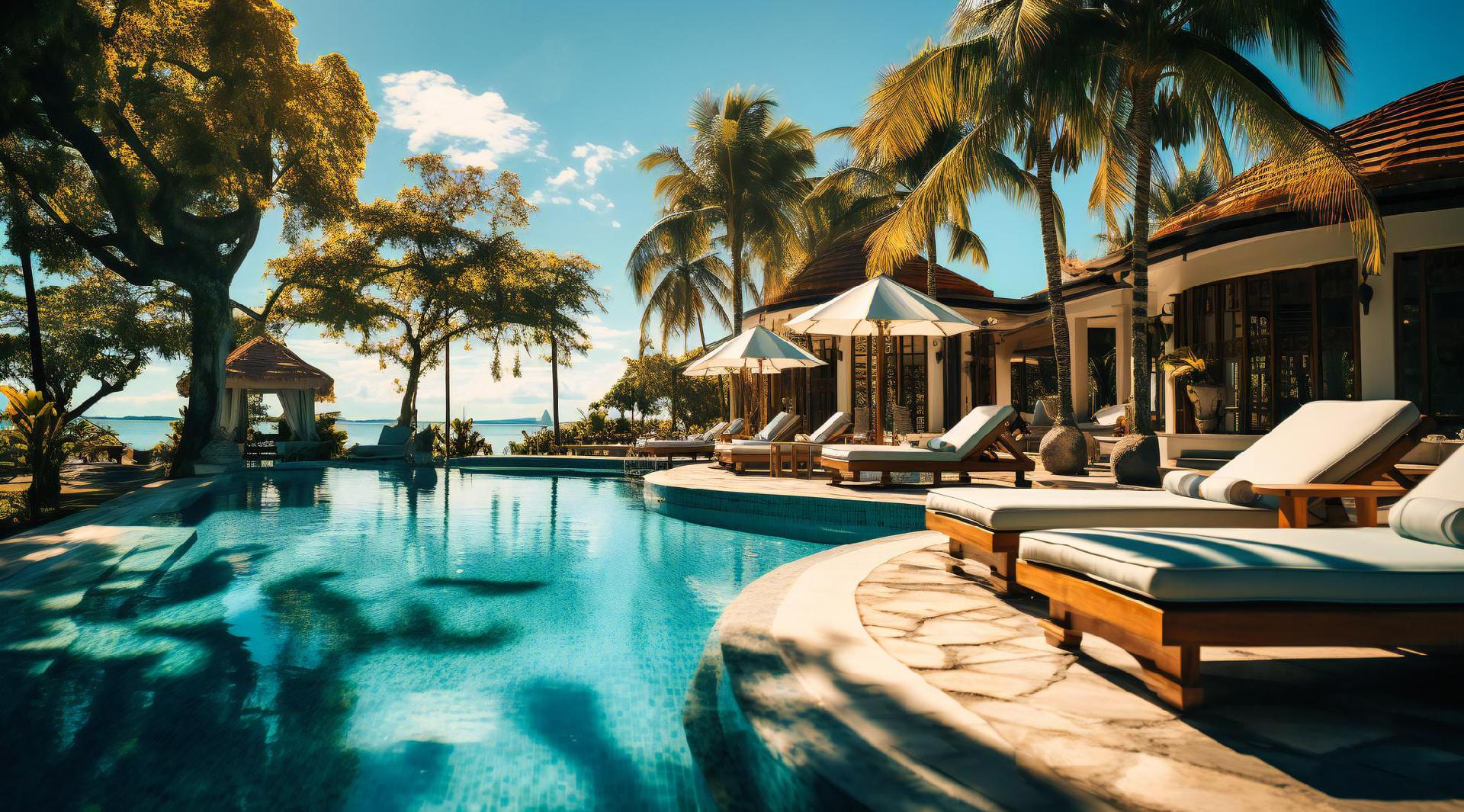 Piscina resort hotel Punta Cana