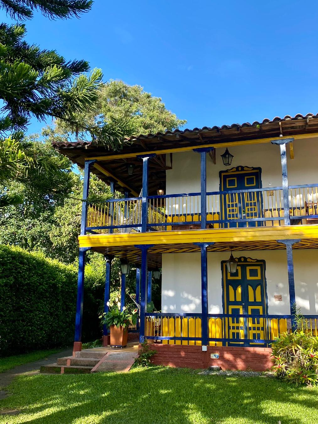 Autentica hacienda cafetera en Colombia