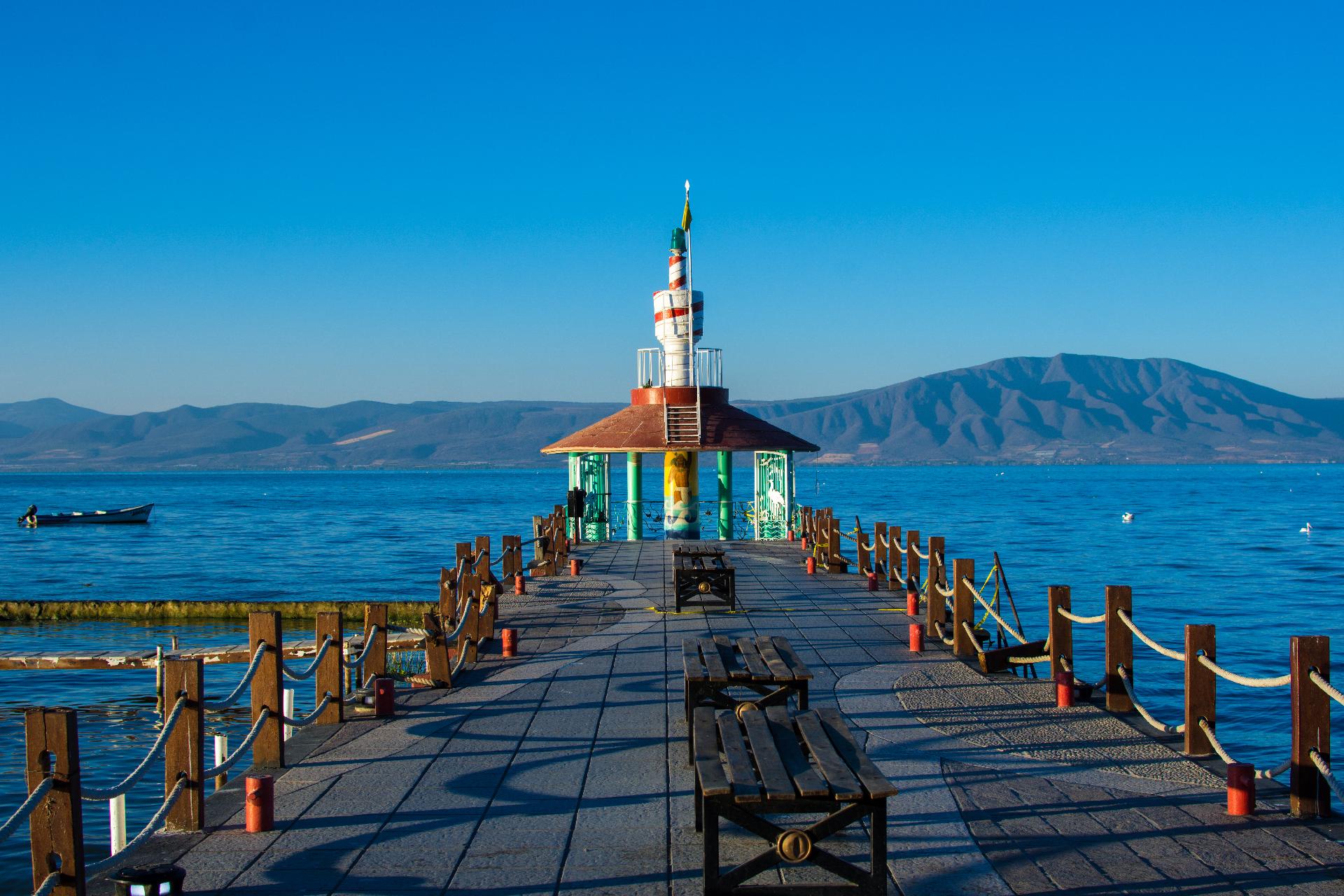 Chapala junto al lago mas grande de México