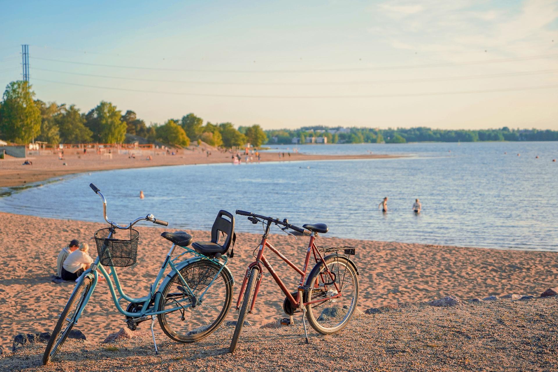 Playa local en Helsinki