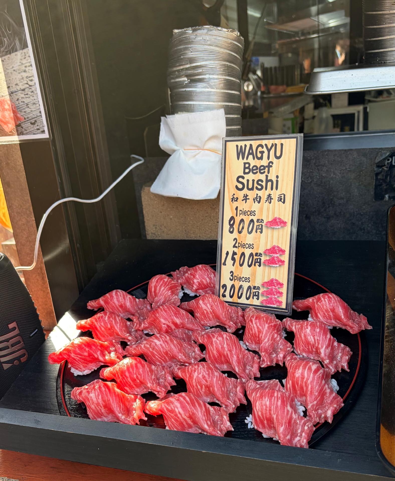 Carne wangyu comida japonesa