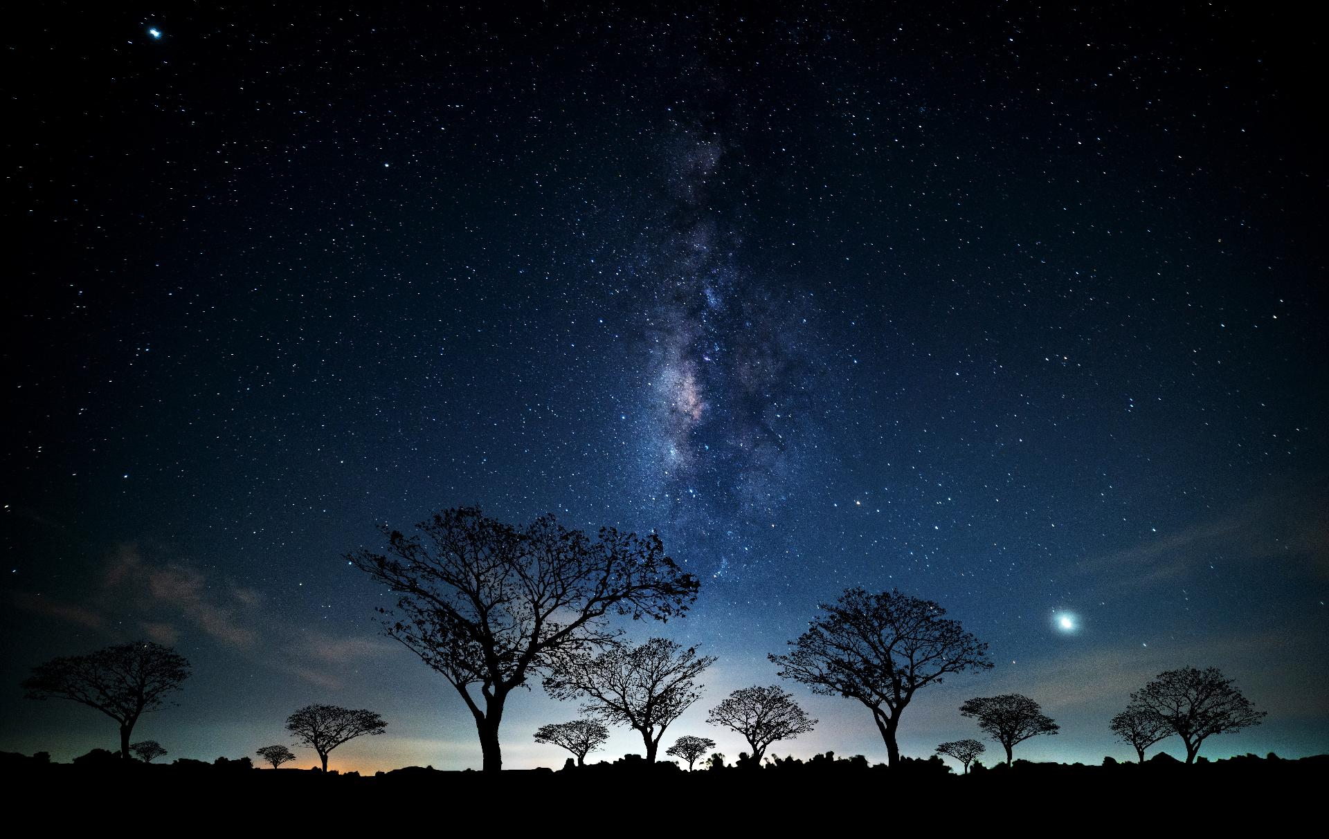 Noche estrellada en Kenia
