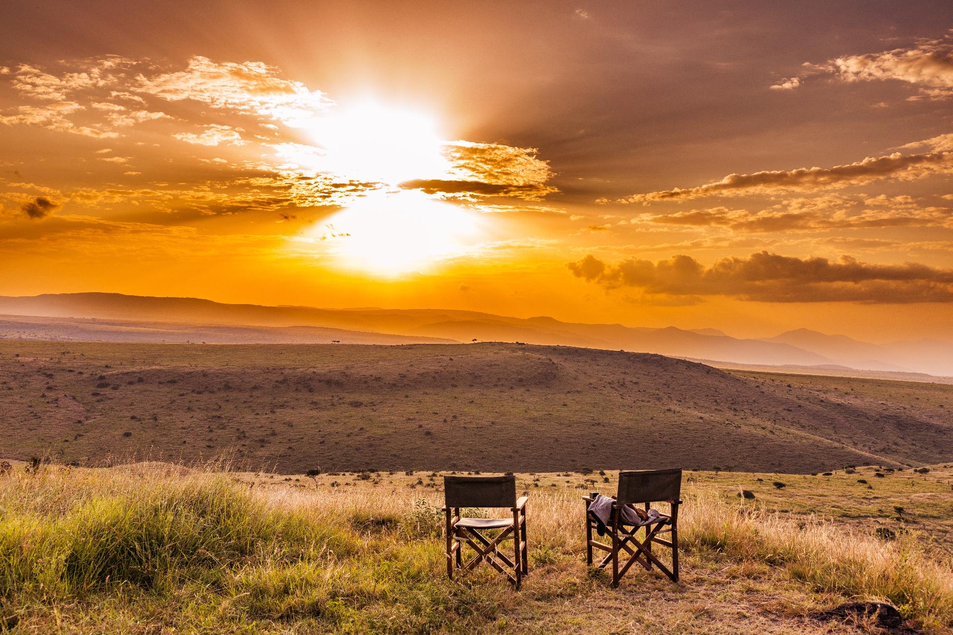 Atardecer en Kenia