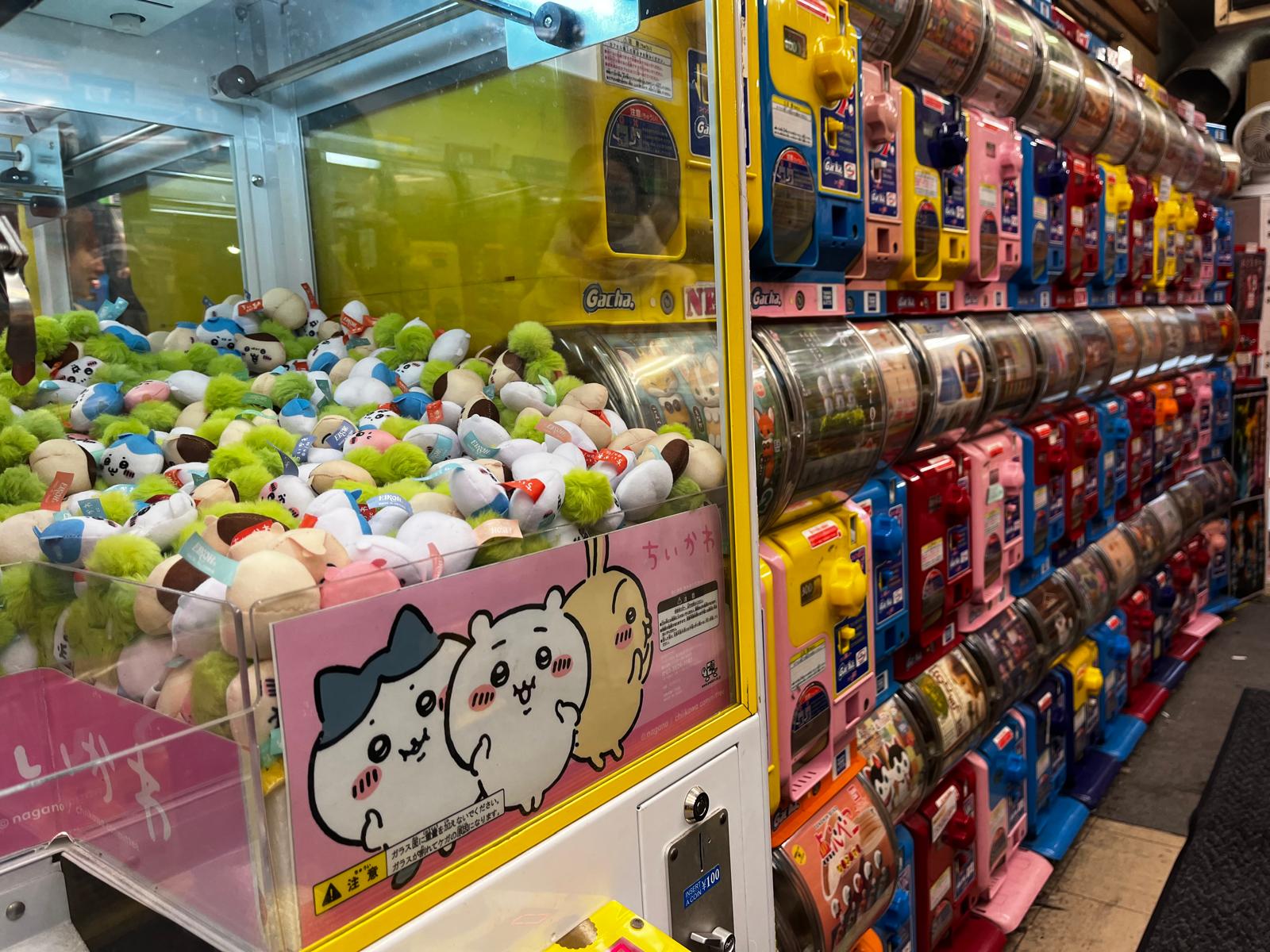 Máquina de bolas en Osaka