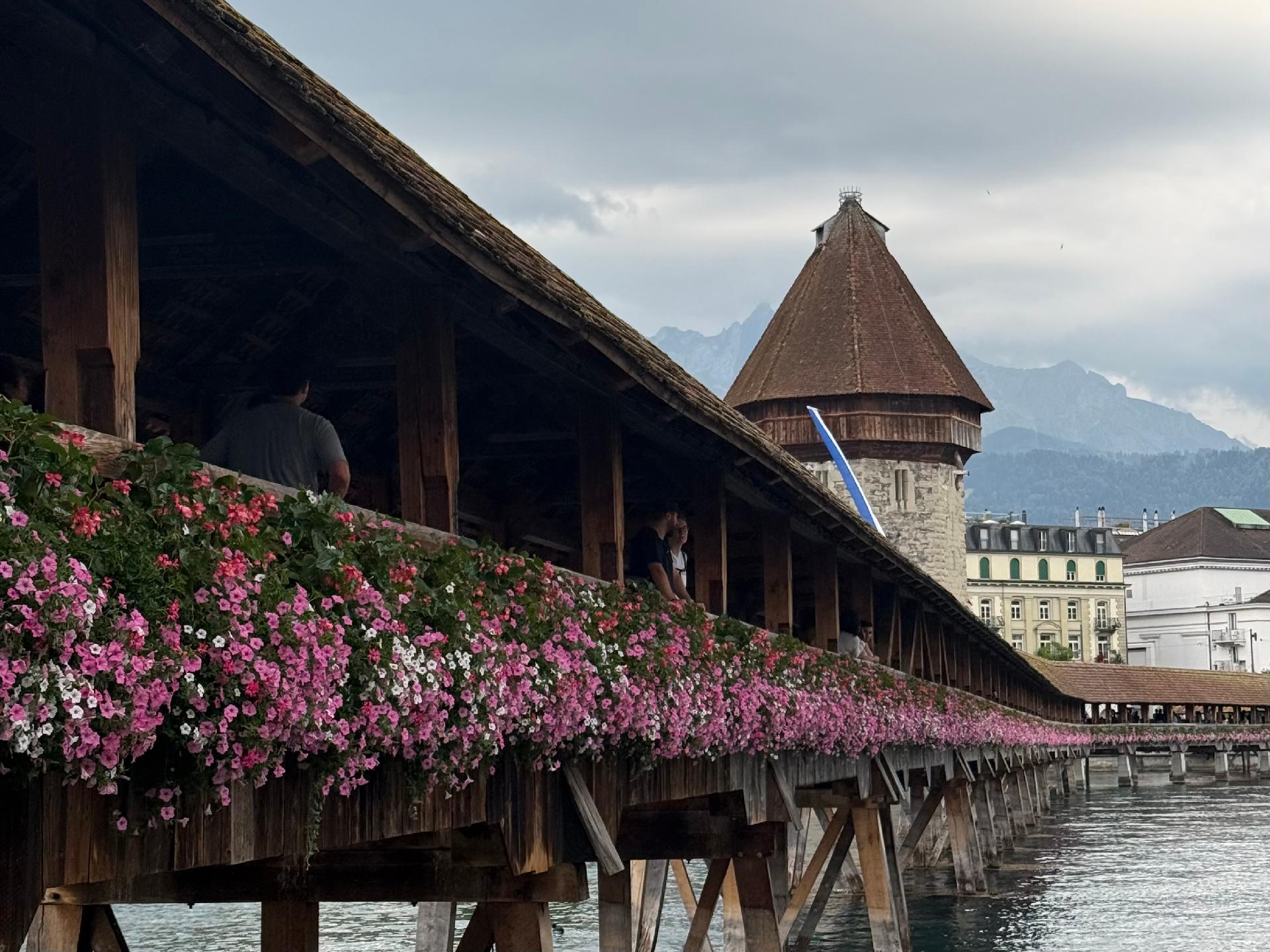 Puente de madera de Lucerna