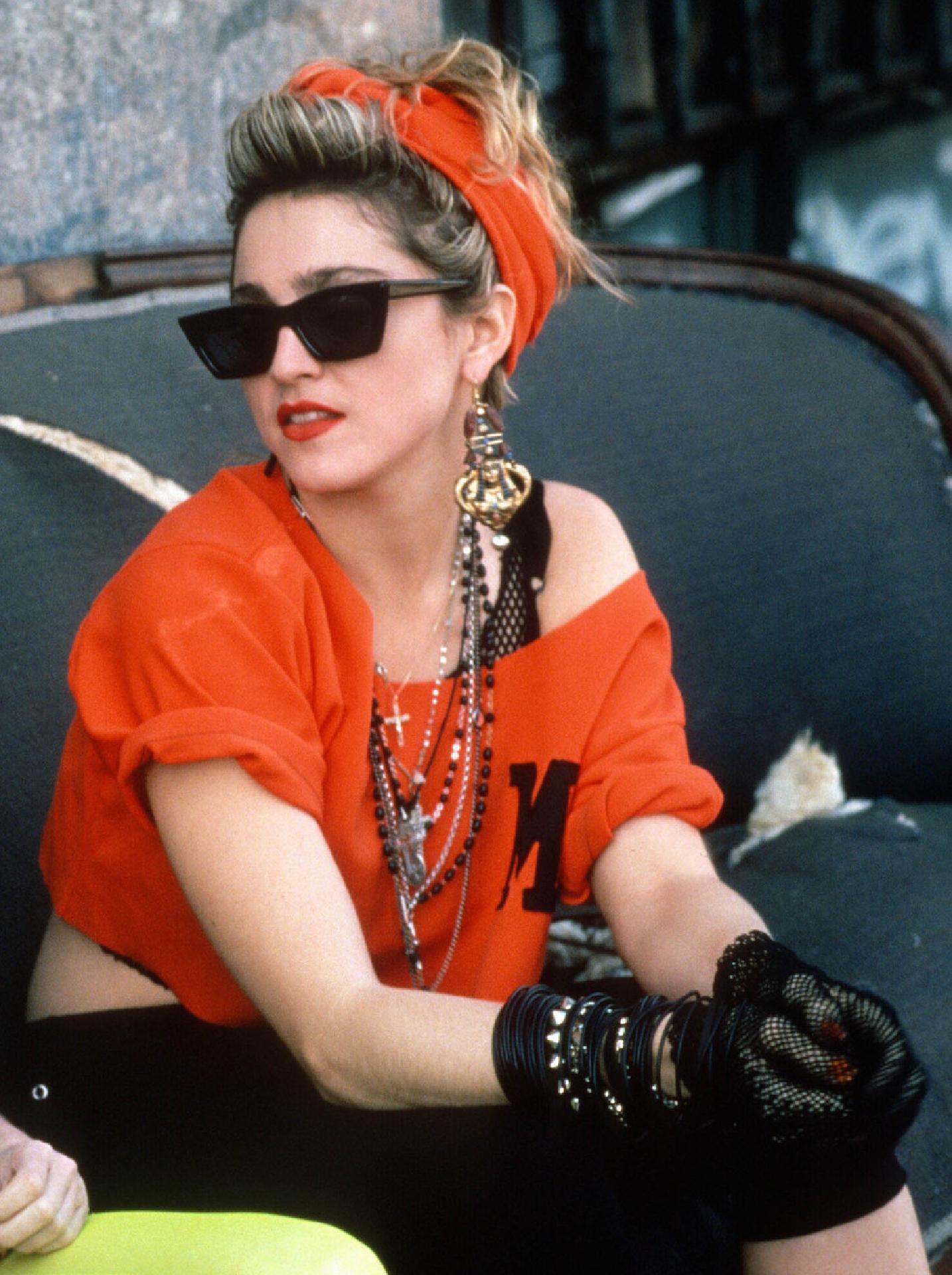 Imagen de Madonna en los años 80