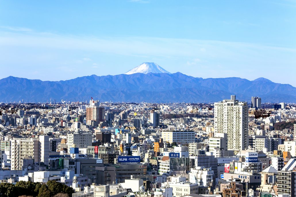 Tokio skyline