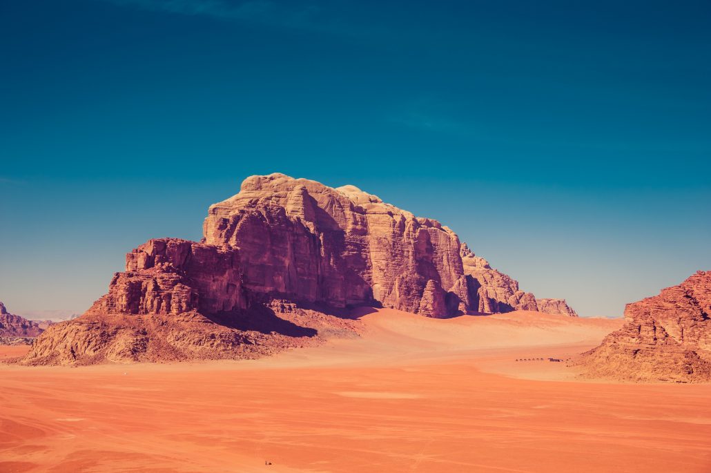 desierto del wadi rum