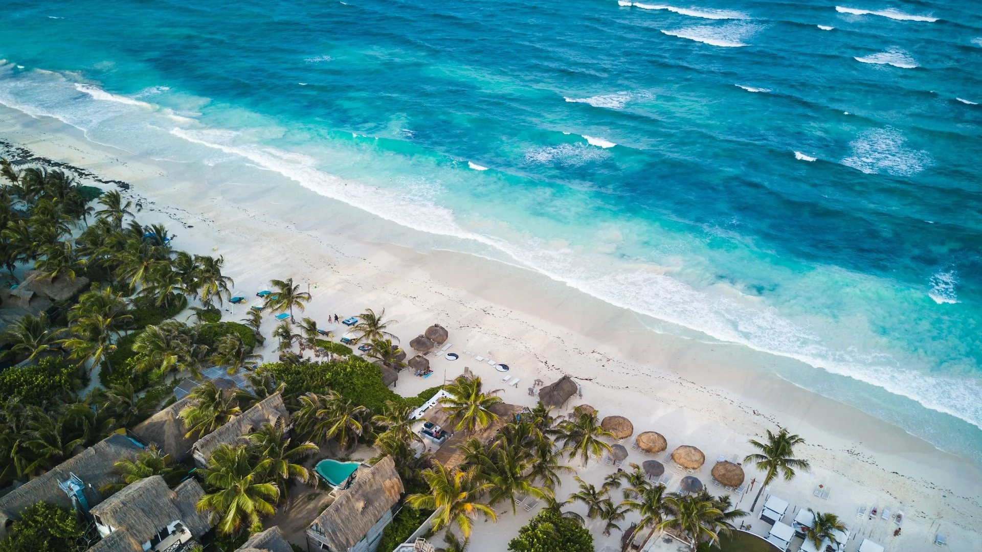 viajar a costa isla mujeres. vacaciones en la playa del caribe, mexico
