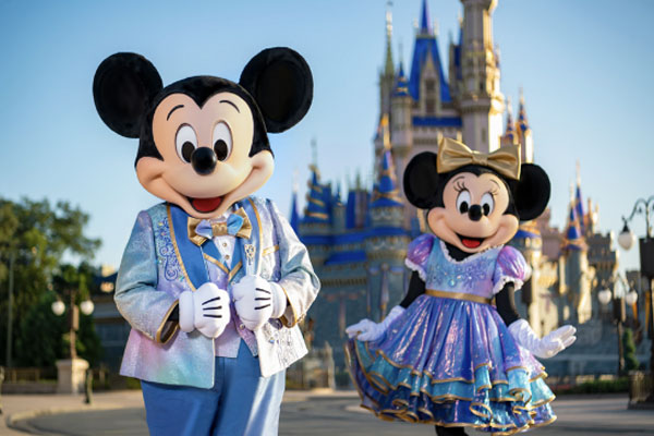 Mickey y Minnie Mouse en Walt Disney World Orlando